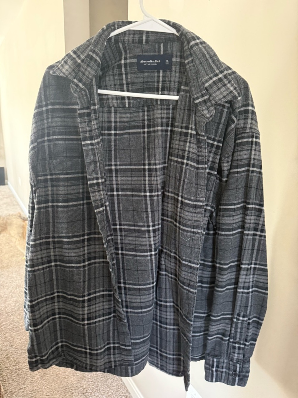 Abercrombie Plaid Button-Up Shirt Jacket